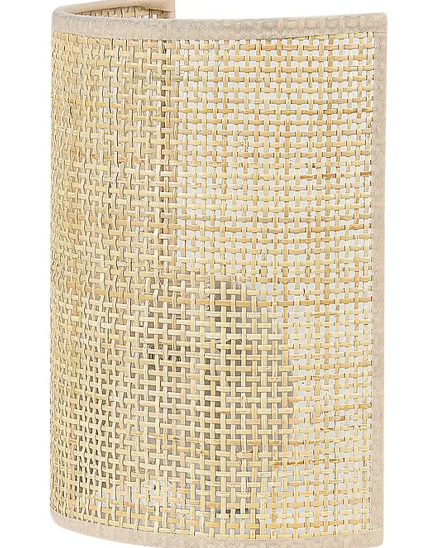 Væglampe DEMITRIE Naturlig Rattan