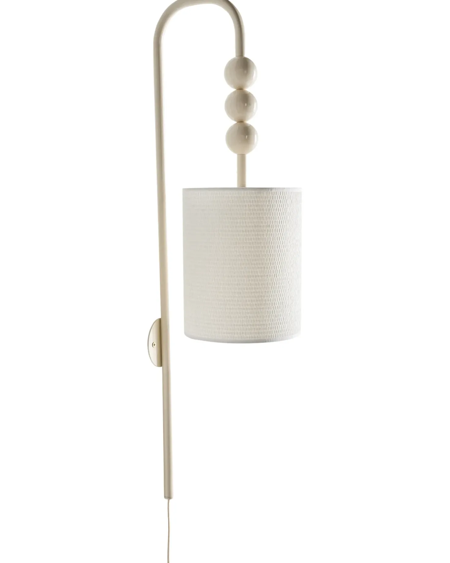 Væglampe LOKY Beige Metal