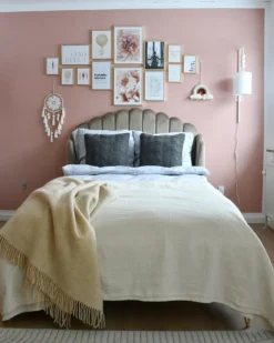 Væglampe LOKY Beige Metal
