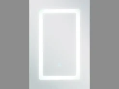 Vægmonteret spejlskab til badeværelset LED CONDOR 40 cm 60 cm Hvid