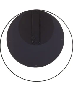 Vægspejl AGDE 50 cm 50 cm Metal Sort