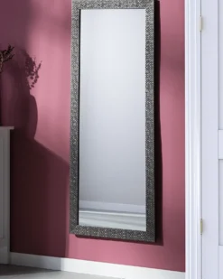 Vægspejl AJACCIO 50 cm 130 cm Sølv