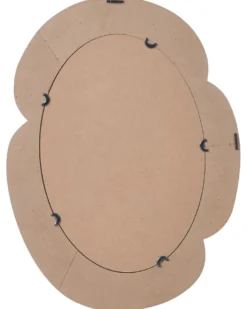 Vægspejl ALVENA 60 cm 80 cm Beige