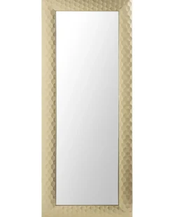 Vægspejl ANTIBES 50 cm 130 cm Guld