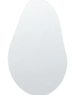 Vægspejl AUBAGNE 40 cm 65 cm Sølv
