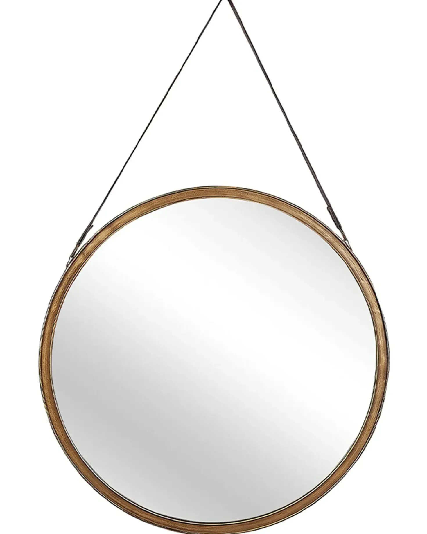 Vægspejl AUTUN 60 cm 60 cm Metal Guld