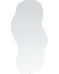Vægspejl AUXERRE 40 cm 80 cm Sølv