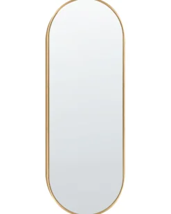 Vægspejl AZEVILLE 46 cm 122 cm Metal Guld