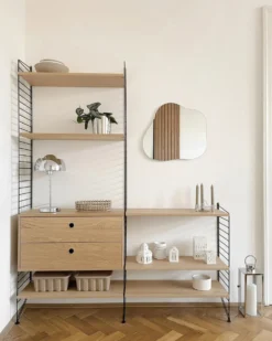 Vægspejl BAGNEUX 50 cm 55 cm Sølv