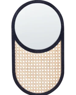 Vægspejl BALEAL 30 cm 56 cm Rattan Naturlig