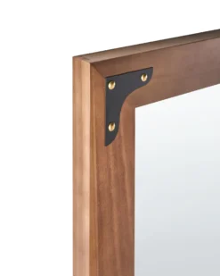Vægspejl BLOSVILLE 58 cm 164 cm Ædelgran Brun