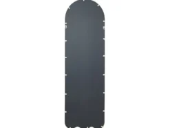 Vægspejl BUSSY 45 cm 145 cm Metal Cremehvid