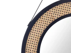 Vægspejl CAMBRAI 70 cm 104 cm Rattan Naturlig