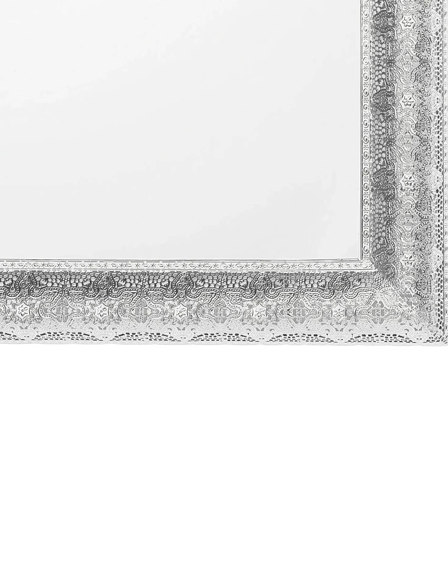 Vægspejl CAVAN 65 cm 65 cm Metal Sølv