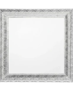 Vægspejl CAVAN 65 cm 65 cm Metal Sølv
