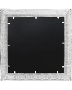 Vægspejl CAVAN 65 cm 65 cm Metal Sølv