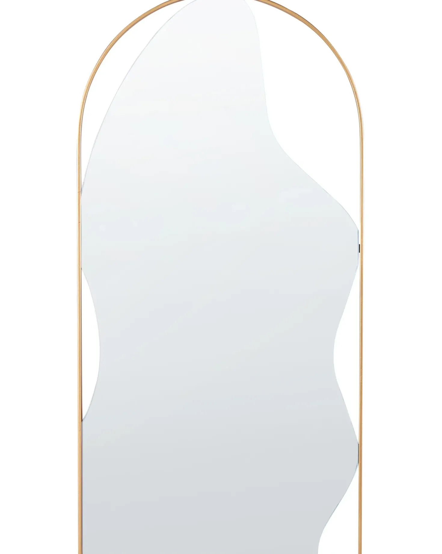 Vægspejl COLOMBIER 41 cm 81 cm Metal Guld