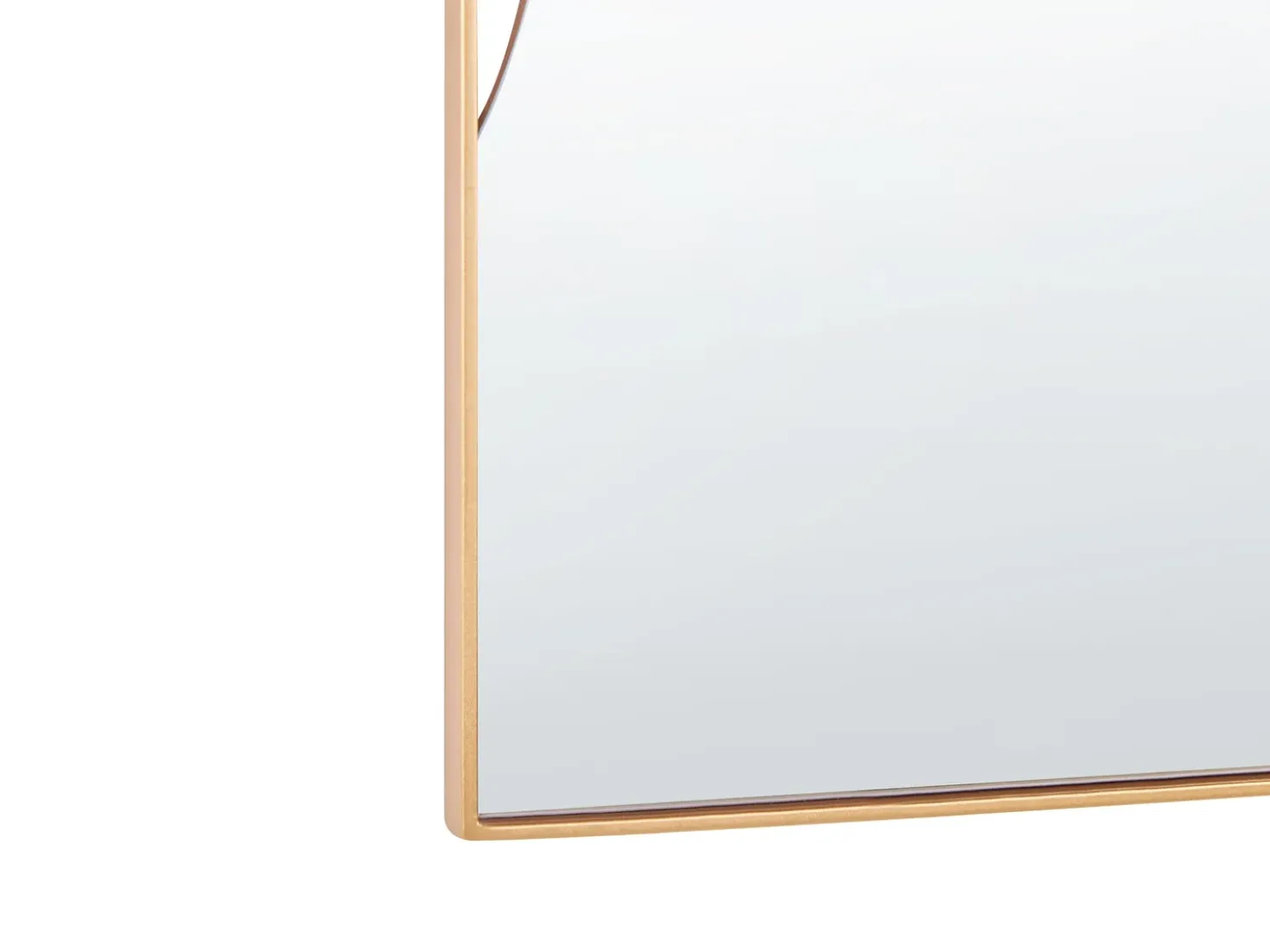 Vægspejl COLOMBIER 41 cm 81 cm Metal Guld