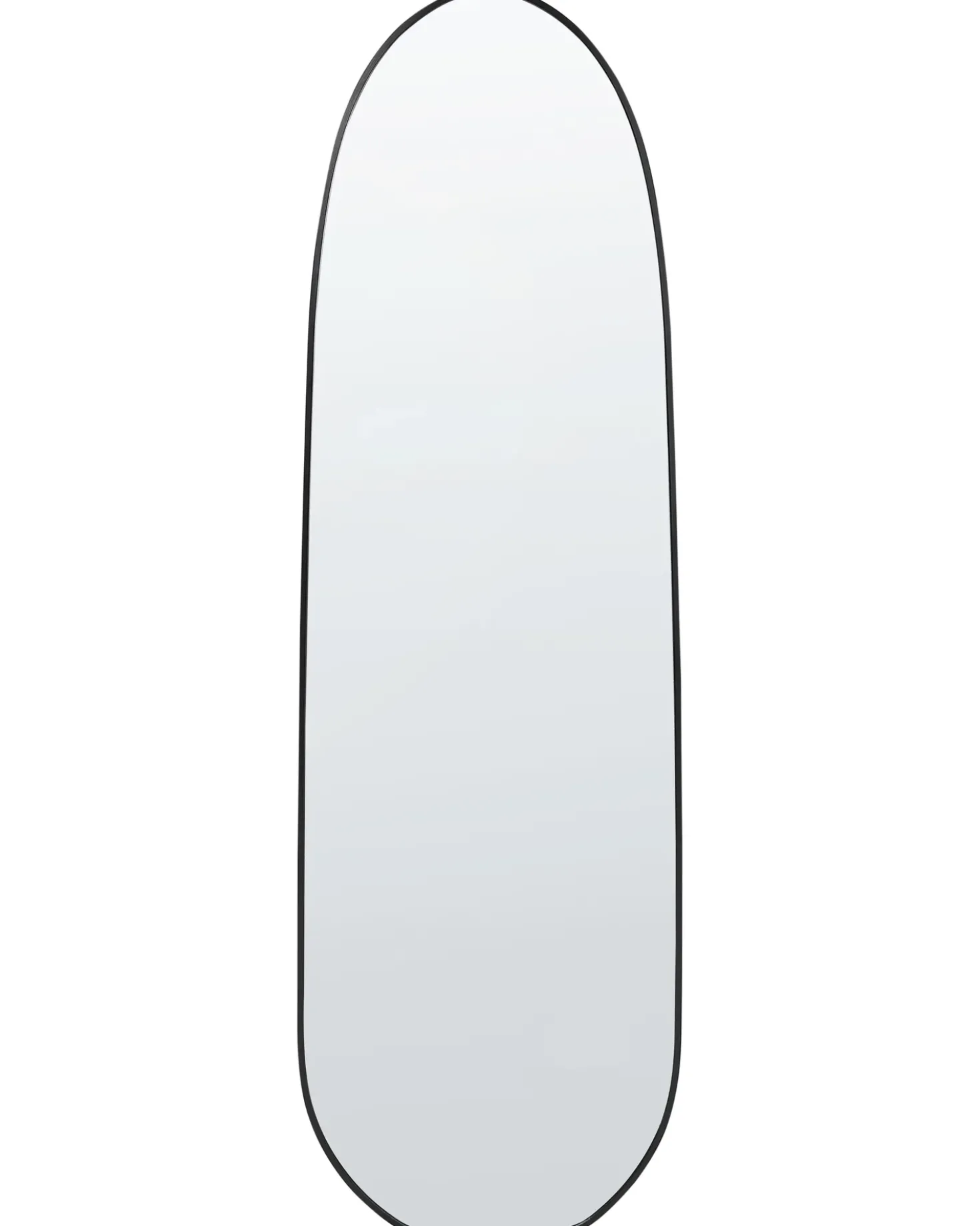 Vægspejl DARNETS 45 cm 160 cm Metal Sort