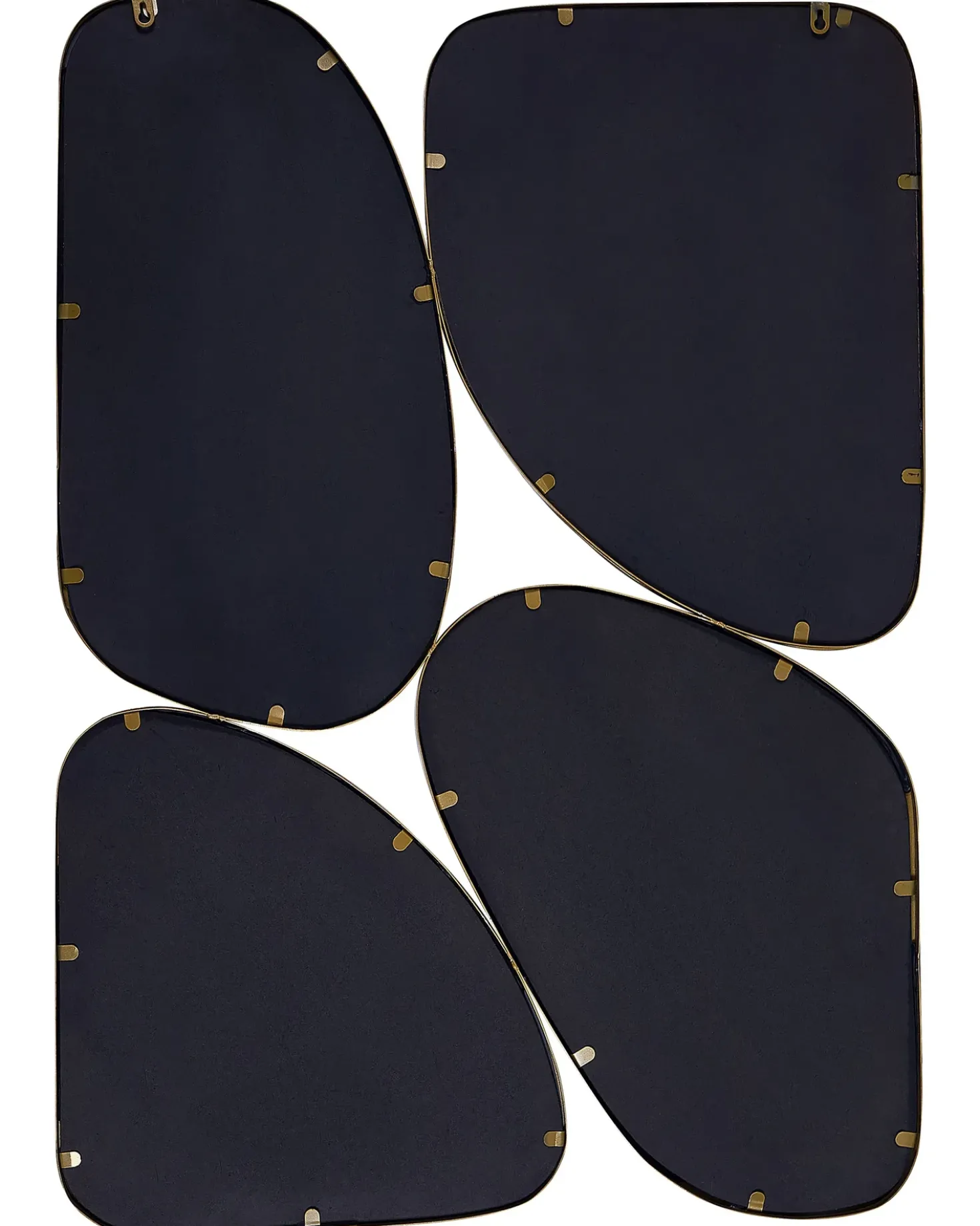 Vægspejl DIANCEY 70 cm 100 cm Metal Guld