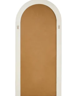 Vægspejl DIJON 80 cm 170 cm Træ Cremehvid