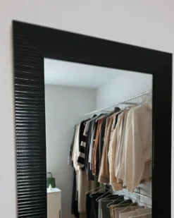 Vægspejl DRAVEIL 50 cm 130 cm Sort