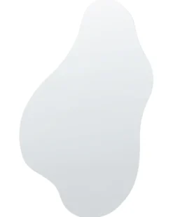 Vægspejl HERRY 46 cm 76 cm Sølv