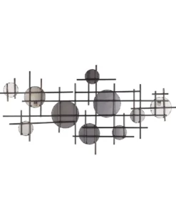 Vægspejl IBOS 113 cm 55 cm Metal Sort