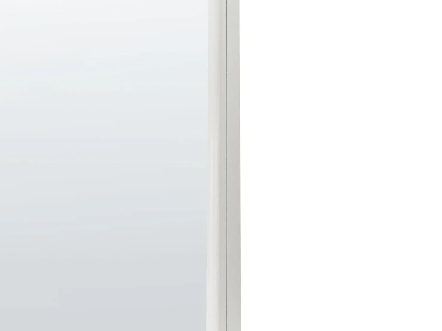 Vægspejl JARNAGES 45 cm 145 cm Metal Hvid