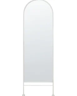 Vægspejl JARNAGES 45 cm 145 cm Metal Hvid