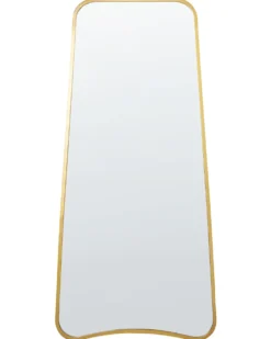 Vægspejl LEVET 58 cm 122 cm Metal Guld