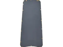 Vægspejl LEVET 58 cm 122 cm Metal Guld