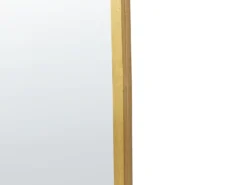 Vægspejl LEVET 58 cm 122 cm Metal Guld