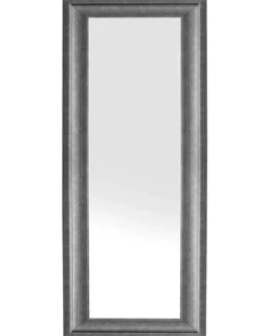 Vægspejl LUNEL 51 cm 141 cm Sort