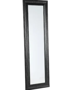 Vægspejl LUNEL 51 cm 141 cm Sort