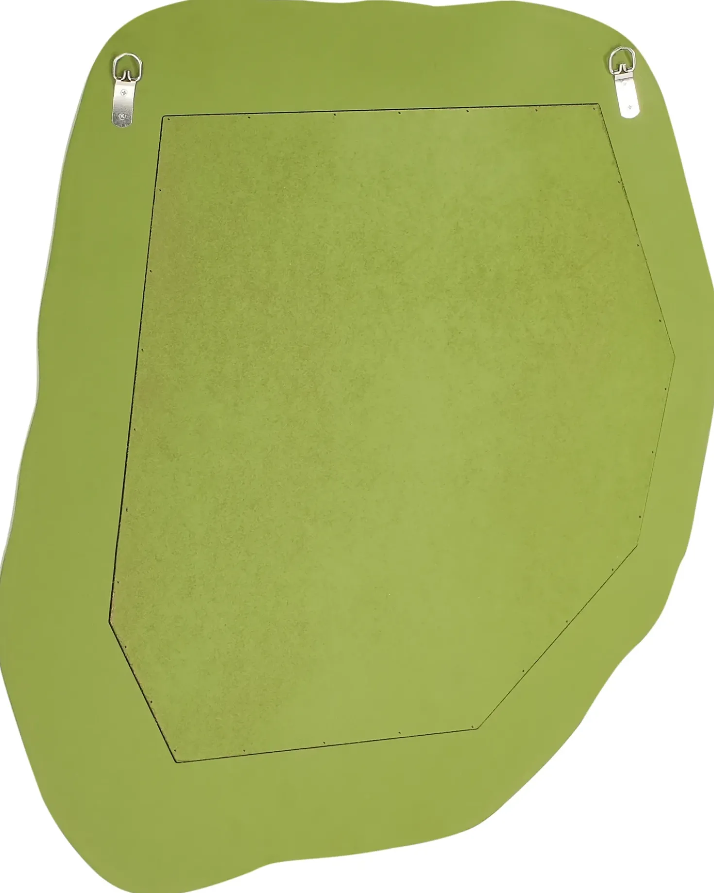 Vægspejl MARTYRE 57 cm 74 cm Grøn