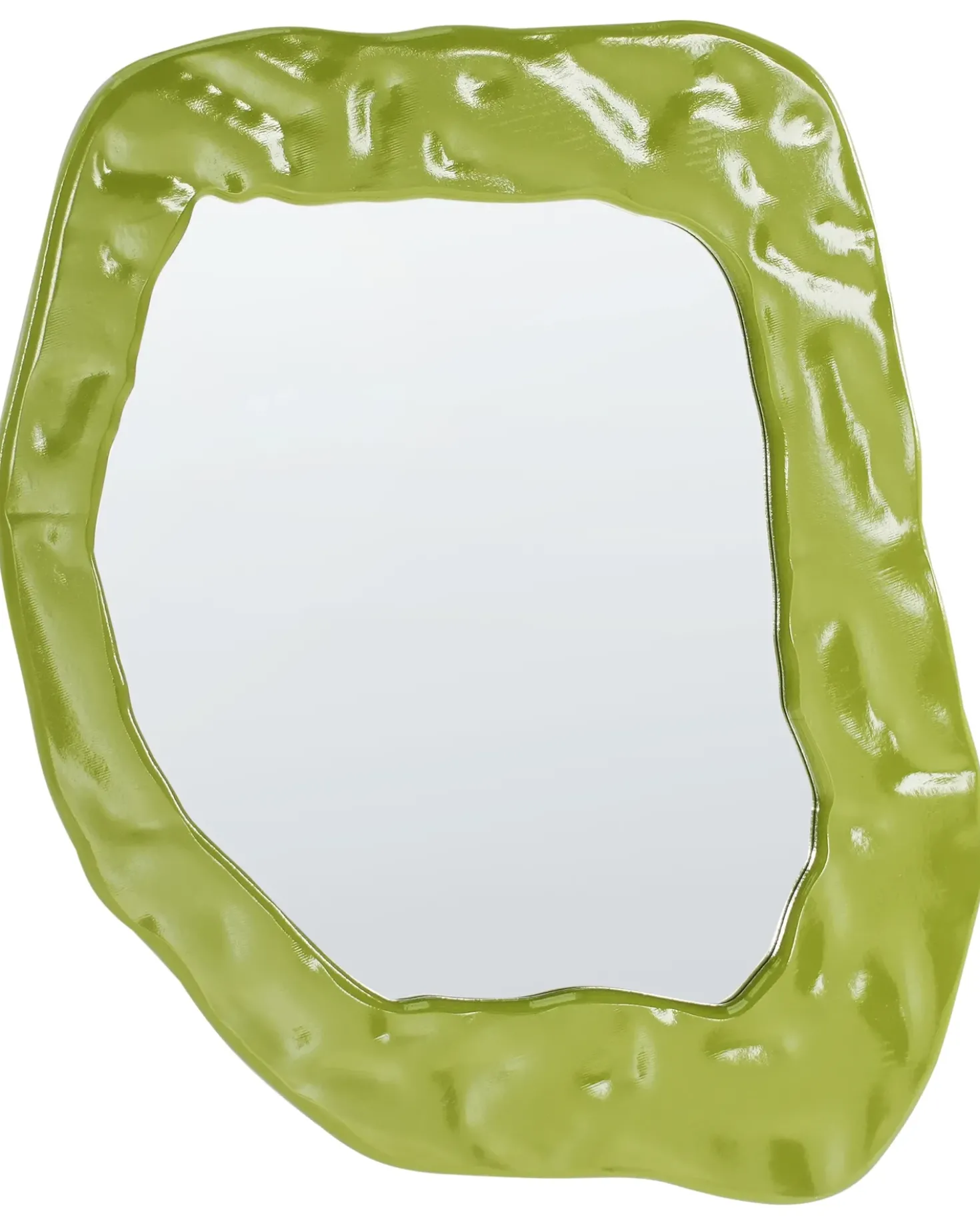 Vægspejl MARTYRE 57 cm 74 cm Grøn
