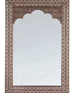 Vægspejl PALI 60 cm 90 cm Metal Kobber
