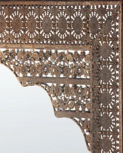 Vægspejl PALI 60 cm 90 cm Metal Kobber