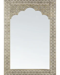 Vægspejl PALI 60 cm 90 cm Metal Guld