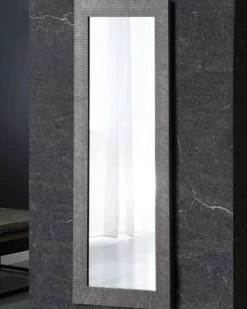 Vægspejl PLAISIR 50 cm 130 cm Sort