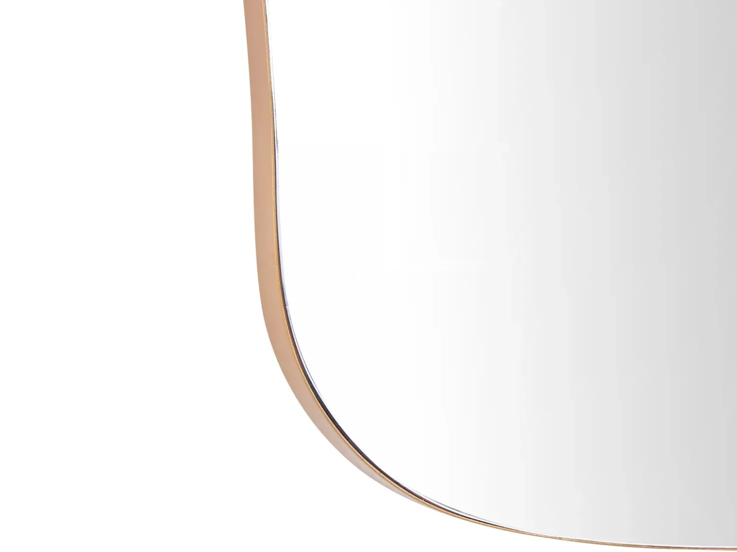 Vægspejl PUTEAUX 70 cm 92 cm Metal Guld