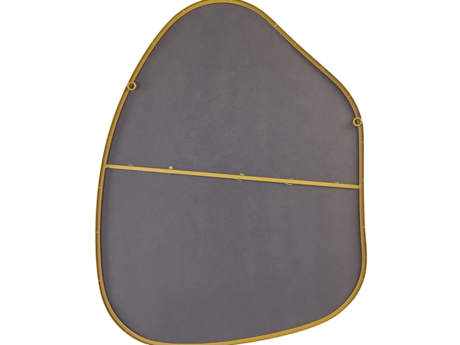 Vægspejl PUTEAUX 70 cm 92 cm Metal Guld