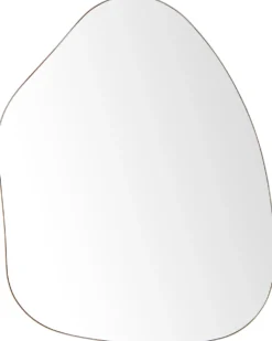 Vægspejl PUTEAUX 70 cm 92 cm Metal Guld