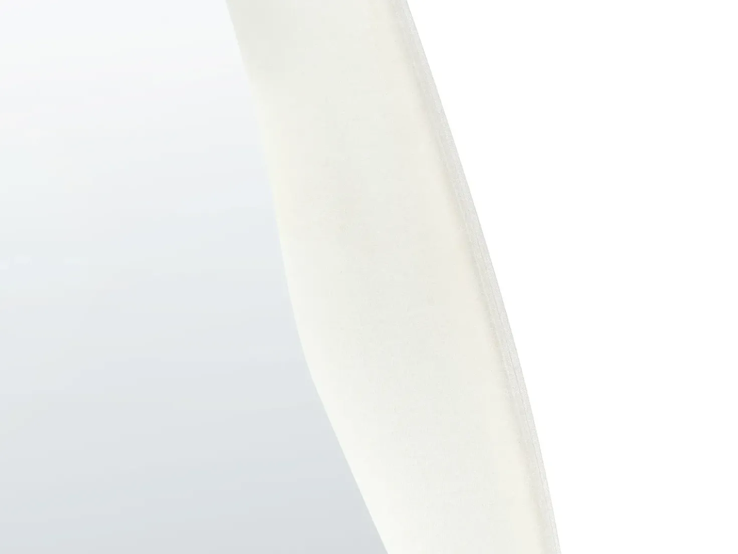Vægspejl REIGNY 57 cm 160 cm Velour Hvid