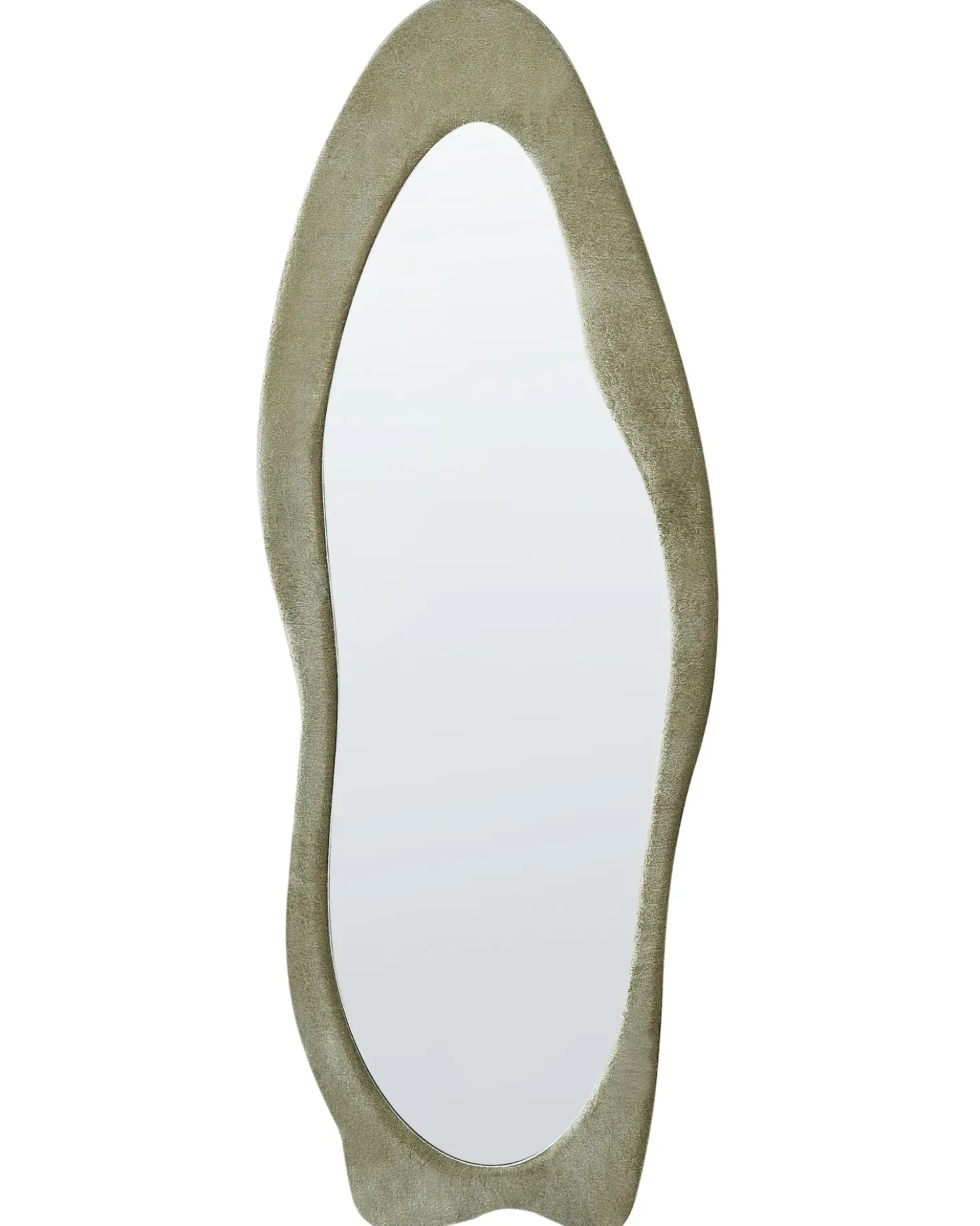 Vægspejl REIGNY 57 cm 160 cm Velour Olivengrøn