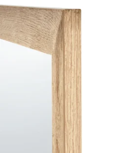 Vægspejl ROSELL 60 cm 60 cm Lysebrun