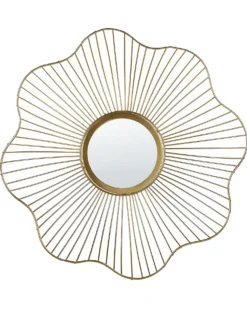 Vægspejl SENS 40 cm 40 cm Metal Guld