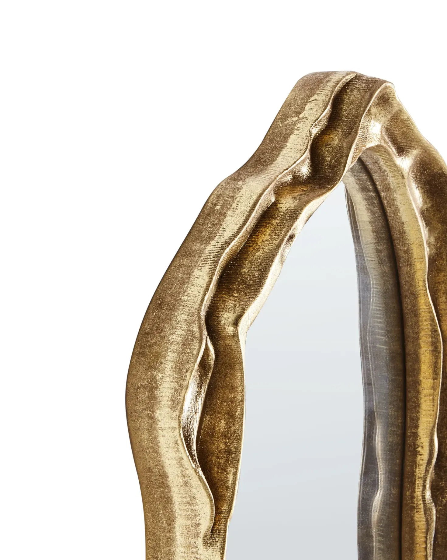 Vægspejl SERY 38 cm 75 cm Guld