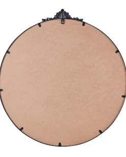 Vægspejl SOMMANT 67 cm 76 cm Metal Sort